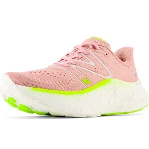 New Balance Women's Fresh Foam X More V4 Running Shoe. Pink Moon/Sea Salt